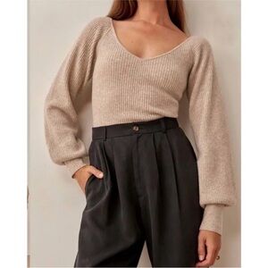 Reformation Hart Cashmere Sweater